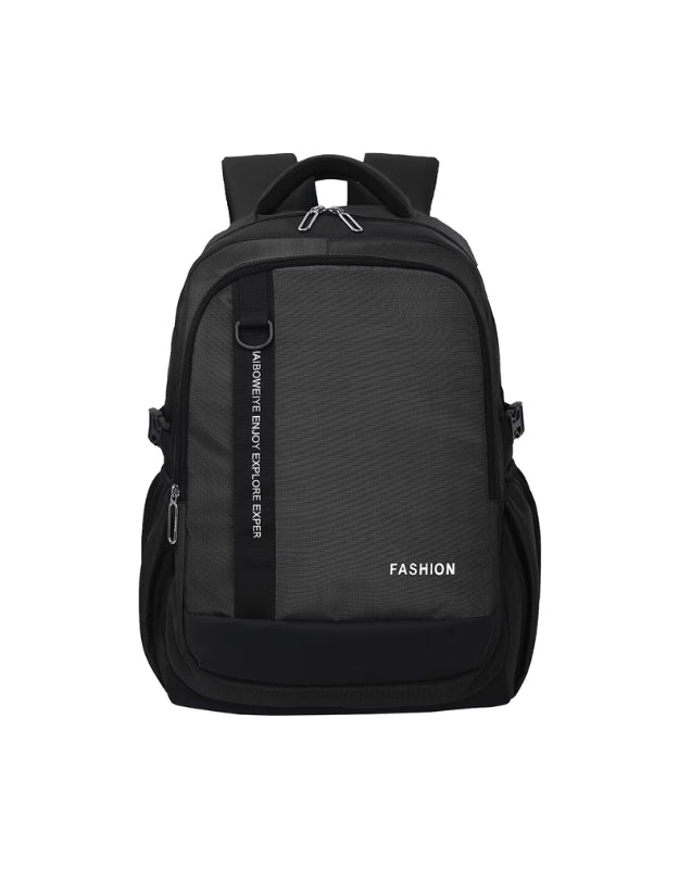 Haibowy unisex black anti-theft sport fabric backpack with durable straps